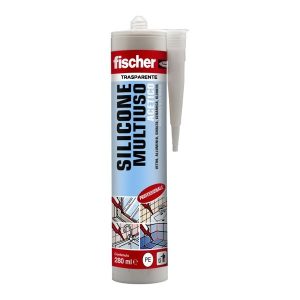 silicone-acetico-universale-fischer-trasparente-siliconi-sigillanti-schiuma